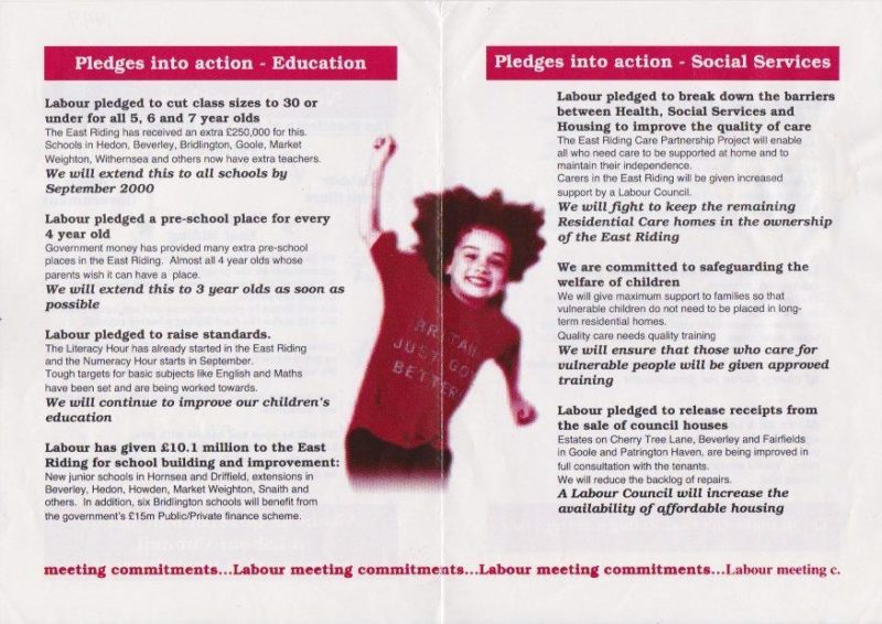 The second part of the 1999 manifesto