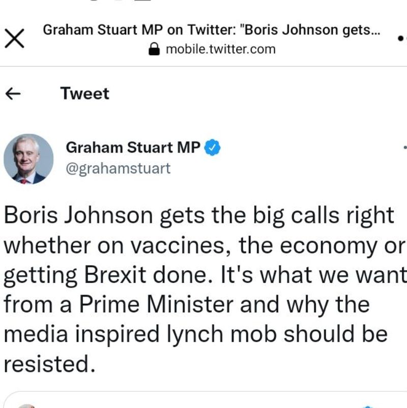 Graham Stuart thinks it