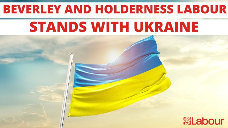 We stand in solidarity with Ukraine