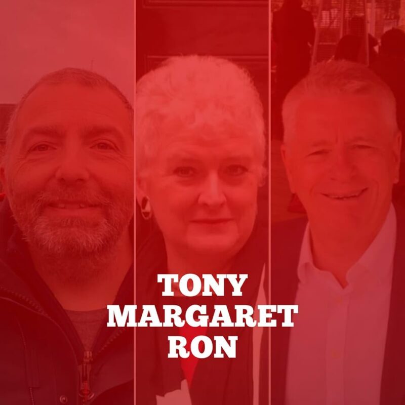 Our candidates for Minster & Woodmansey are Tony Maione, Margaret Pinder and Ron Laden